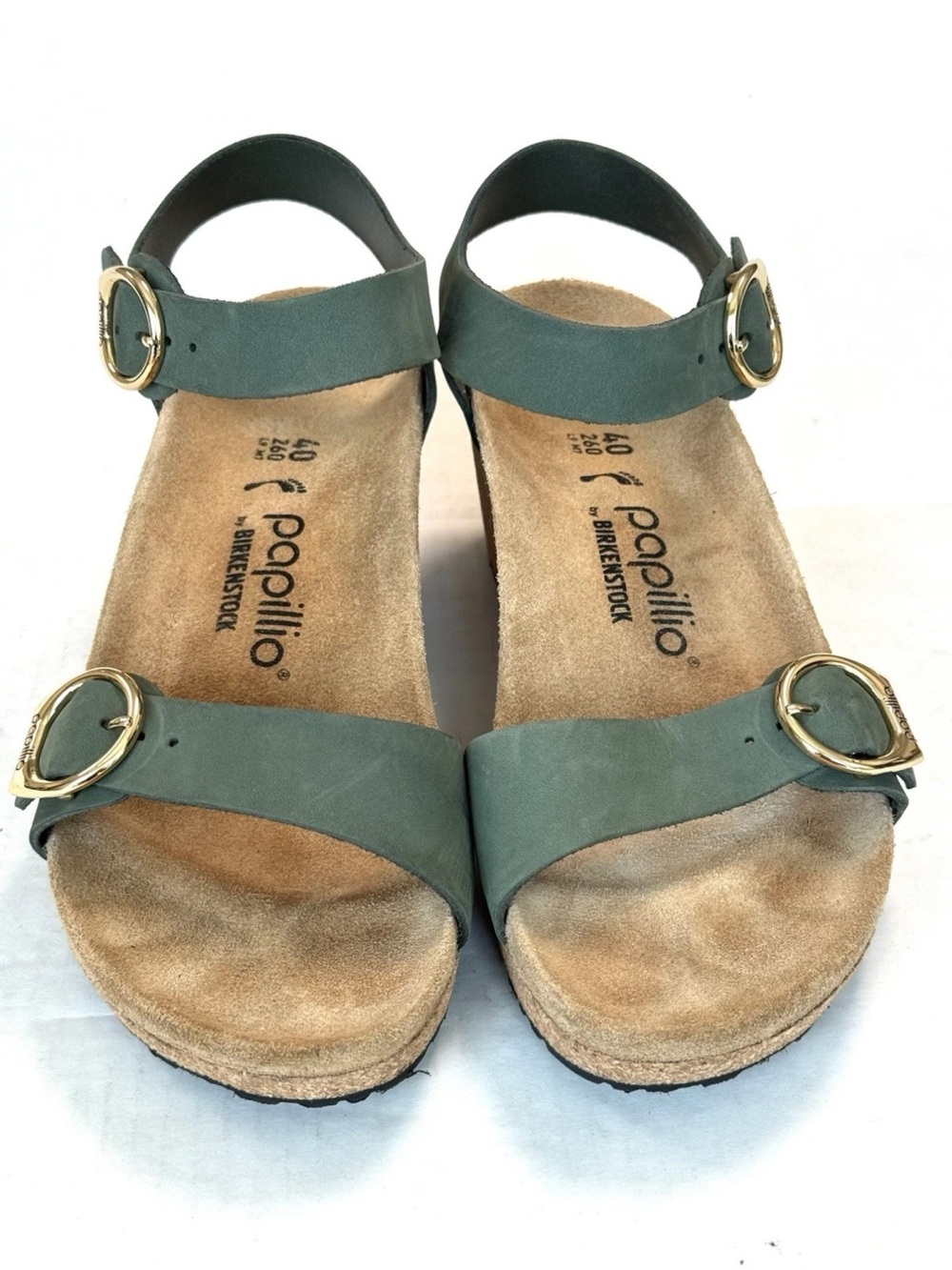 Cute green Papillios by Birkenstock! Size 40.